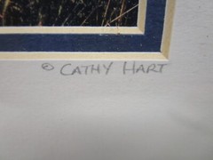 Framed Photo Signed by Kathy Hart Denali Fireweed And Glacier Alaska 12″ x 10″