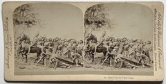 The Life Of Jesus Scene Biblical With Hand Puppets Photo Stereo c1900 Vintage §n1