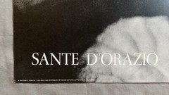 Sante D’Orazio B&W Art Poster 24×36 1989 Print By Devon Editions Litho In USA