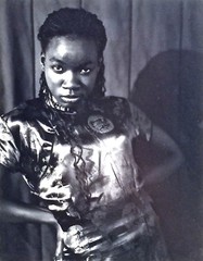 VINTAGE BLACK AND WHITE MODERNIST PORTRAIT FIGURE STUDY PHOTOGRAPH