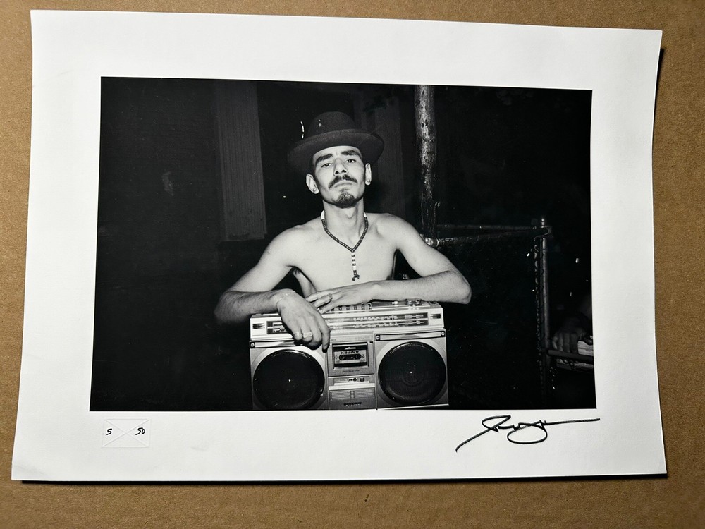 Ricky Flores Photo Jay And The Boom Box 1984 NYC Graffiti, Hip Hop, Break Dance