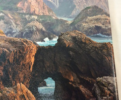 Lot of 2 BROCK BRADFORD Photographs Printed on Canvas ~ Big Sur ~ Ready to Hang