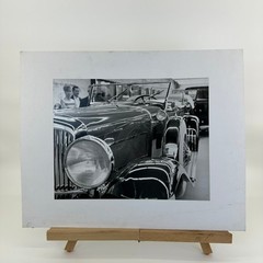 Vintage Classic Automobile Black and White Photograph Print Art Car Photo