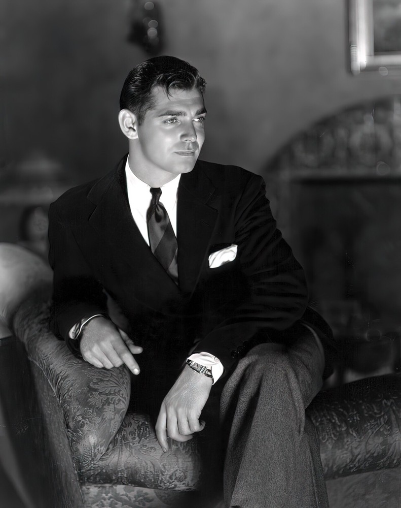 Clark Gable c. 1933 studio portrait, reprint/poster – multiple sizes: 1226