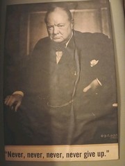 Poster Winston Churchill «The Roaring Lion,» Photo Yousuf Karsh 1941, 18″×12″