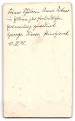 Photograph Primiziant George Kiener in Suit with Collar, Primiz 1908
