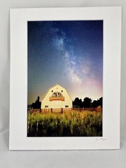 Ryan Moyer signed photograph “milky Cow” Farm Barn Country Scene Utah