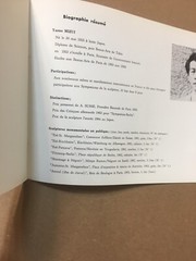 Yasuo Mizui Japanese French Stone Sculptor Signed Exhibition Catalog Autograph