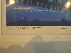 Lot Of 3 Signed Michael Chen Photographs See Description For Titles Framed EUC