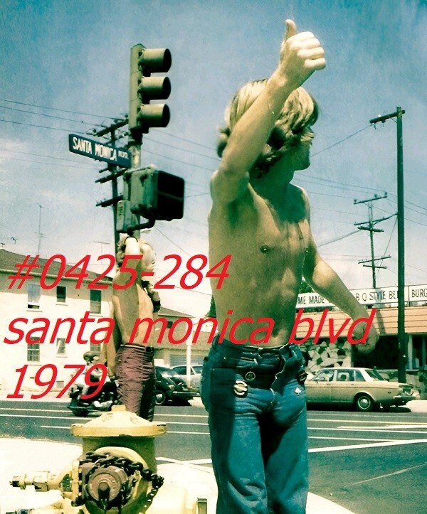VINTAGE MALE PORTRAIT #0425-284 -hollywood 1979-free shipping in usa