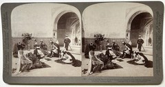 Spain Alhambra Granada Orientalist Photograph 1902 Stereo Image Vintage