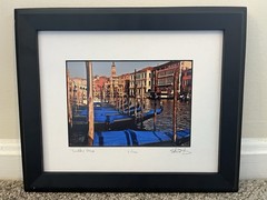 Travel Photography – Gondolas In Venice Italy Print