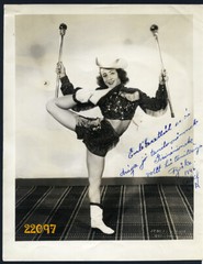 Jeness Studio Hollywood, dancer’s strange pose, Larger size Vintage Photograph,