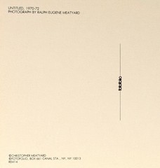 Ralph Eugene Meatyard Art Photo Print Card – Untitled, 1970-72 Fotofolio