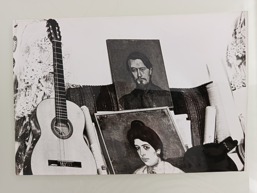 Original Vintage Photo Pablo Picasso Studio