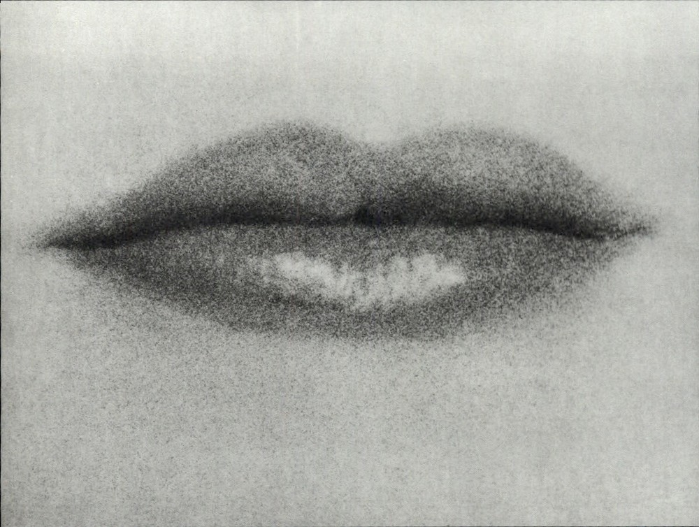 1975 Man Ray Female Model’s Closeup of her Lips Art Photo Gravure 11