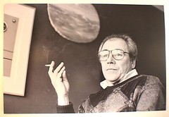 MATRIX PHILOSOPHER & SOCIALIST JEAN BAUDRILLARD PHOTO PRINT AT HOME, 1970s