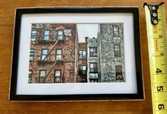 4×6 Color Photograph Cork Frame Bronx NY 2 Sides Lissette P 5.5 X 7.5” Framed