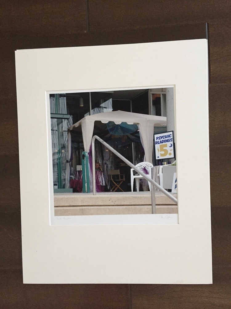 BRUCE BLUM Matted & SIGNED Color Photo Print (17″X13″)-«Psychic Consultation»