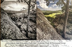 Black Hills Expedition Photo Site Calamity Peak & Permanent Camp Aug 1874 & 2020