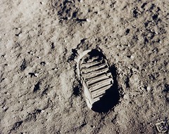 Apollo 11 Moon Boot Print 1969 Glossy 8 x 10 Photo Picture
