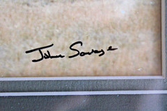 Sandhill Cranes Signed Photograph by John Savage Dbl Matted 16×20 Frame