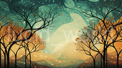 Abstract Tree Patterns Bundle (4 PNG) – 4K Nature Wallpapers – Digital Art Pack