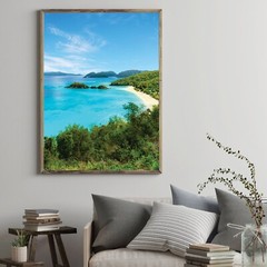 Trunk Bay, St John Beach Photography Wall Art Decor, US Virgin Islands, USVI