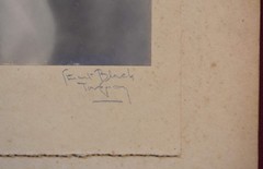 Antique Portrait Photograph of a Young Woman, Shot and Signed by Stuart Black