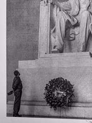 David and Goliath – Reverence at the Lincoln Memorial by Korda