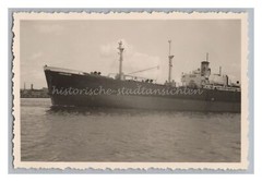 Rotterdam Niederlande 1954 – Frachtschiff CHRYSANTHY – Altes Foto 1950er