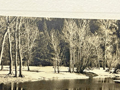 Original Signed Ralph H Anderson Merced River Yosemite Park Gelatin Silver Print