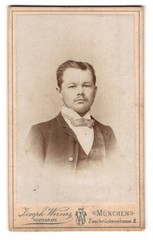 Photograph Joseph Werner, Munich, Zweibrückenstrasse 2, portrait young gentleman I