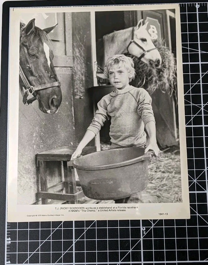 1979 Press Photo Ricky Schroder Starring in «The Champ»