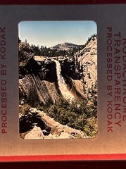Kodachrome Red Border Lot Of 40 1950’s Yosemite Falls Trip 35mm Color Slides