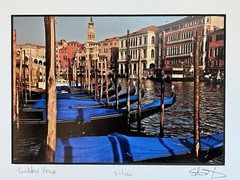 Travel Photography – Gondolas In Venice Italy Print
