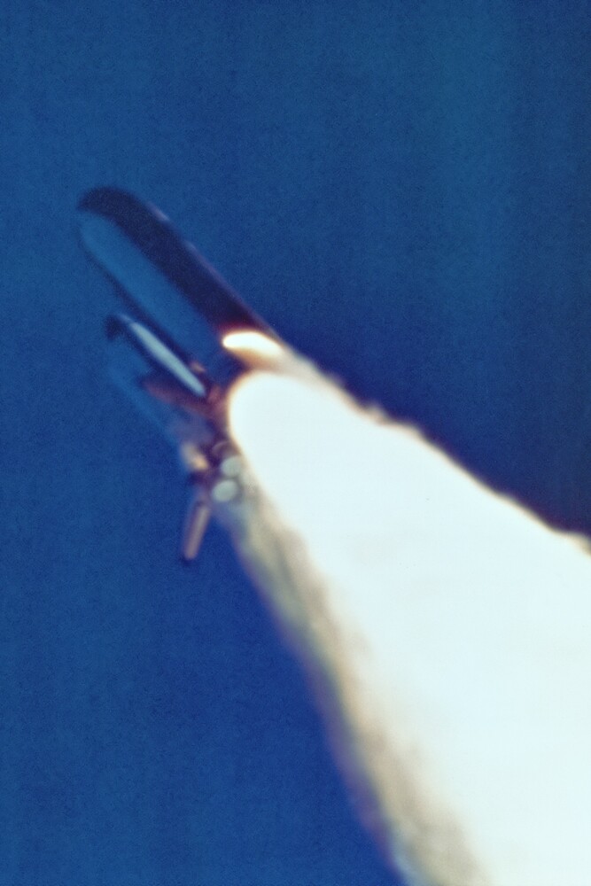New NASA Photo: Fiery Booster of Space Shuttle Challenger Tragedy – 6 Sizes!