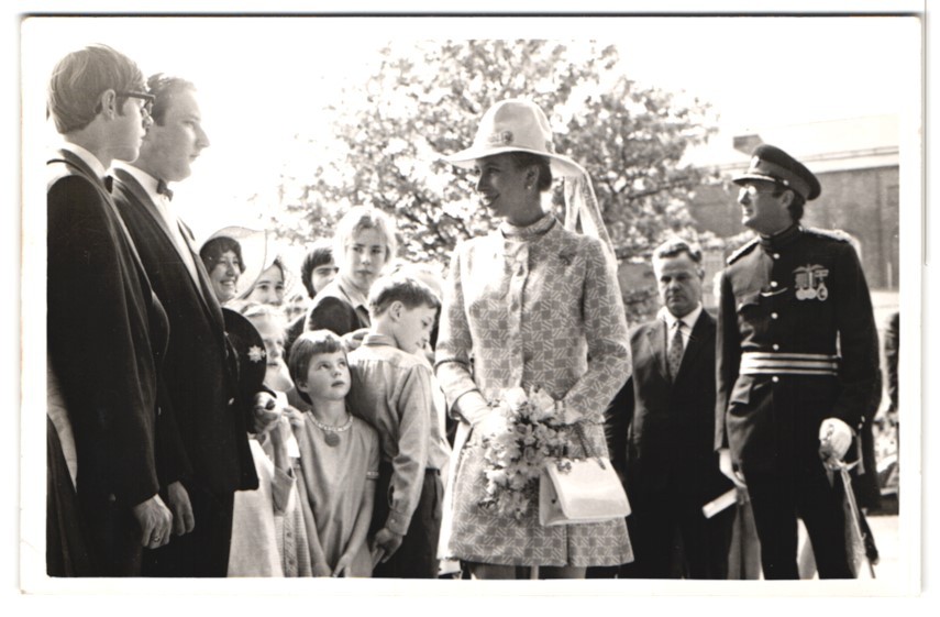 3 Photographs Princess Royal Anne Visiting Darlington, Princess Anne
