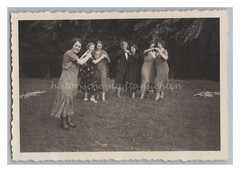 Women Dancing in Meadow – Vintage Photo 1930s