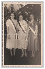 3 Women with Sash – Vintage Photo