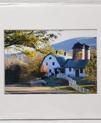 Old Dairy Barn Hot Springs VA Picture Photo by Cristie & Co Matted 8×10 NEW NIP