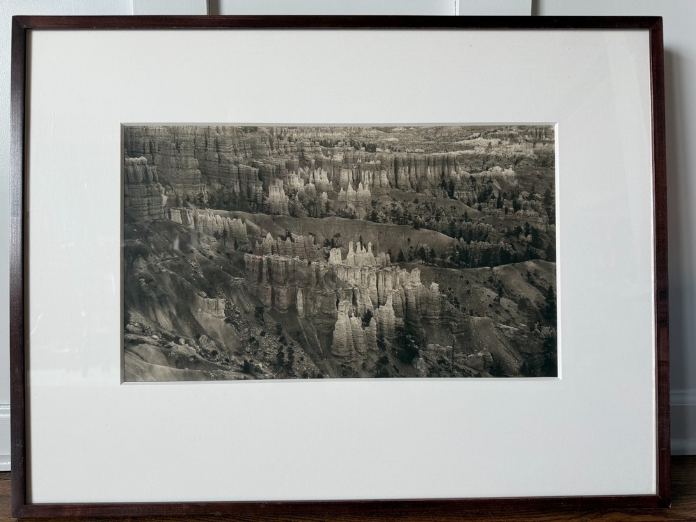 Vintage 1984 Dick Arentz Palladium / Platinum Print, Sunrise Bryce Canyon Utah