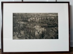 Vintage 1984 Dick Arentz Palladium / Platinum Print, Sunrise Bryce Canyon Utah