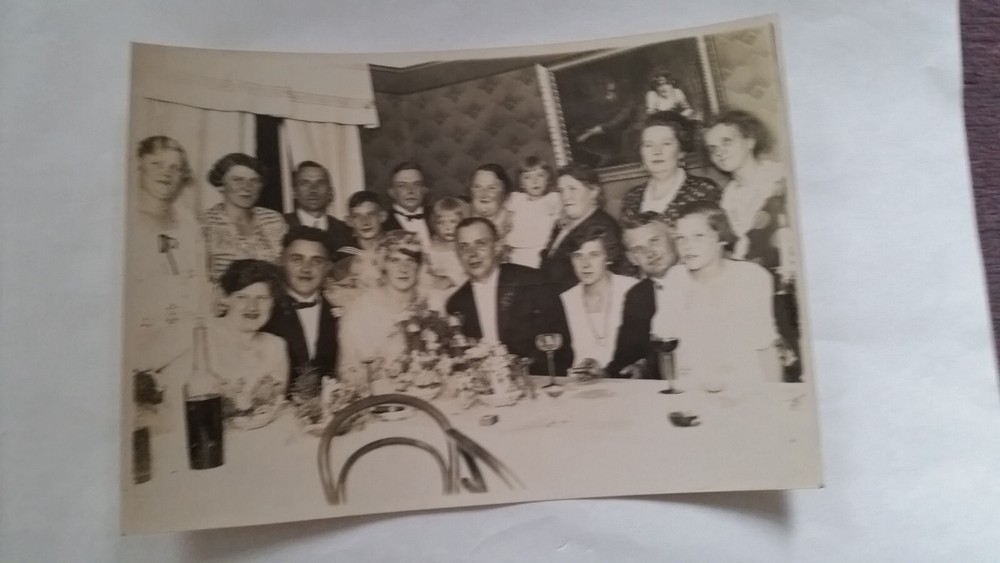 Photo large format 40 wedding party Hamburg approx. 1920s approx. 13×18 cm