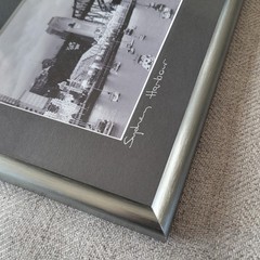 Framed Art Panoramic Photography Sydney Harbour Opera House Bridge VINTAGE 90s
