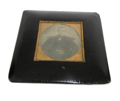Two Ferrotype / Photos 19th Century Tintype Daguerreotype