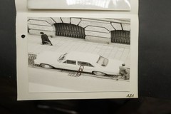 Photo Vintage Car Art Picture Analogue Effect Passenger Car Vehicle Lot Renault Mercedes Cars