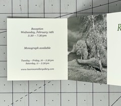 Ray K. Metzker (1931-2014) Art Announcement Card Feb. 2001 – Landscapes