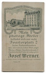 Photograph Joseph Werner, Munich, Isartorplatz 2, soldier in uniform