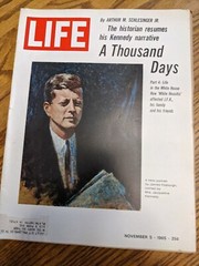 LIFE, A THOUSAND DAYS JOHN F. KENNEDY PIN-UP ART MODEL RARE VTG MAGAZINE